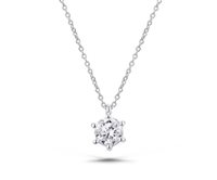 Collana World Diamond Group Donna in Oro bianco Diamante 0.3 Ct LXD00CL003R4BI030 - LXD00CL003R4BI030